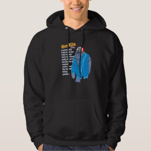 Zoo Animals Gorilla Boys Graphic Girls Novelty Wom Hoodie