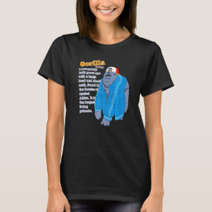 Zoo Animals Gorilla Boys Graphic Girls Novelty Wom T-Shirt