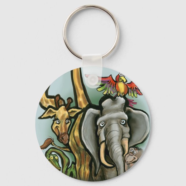 Zoo Animals Key Ring (Front)