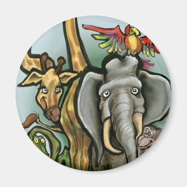 Zoo Animals Magnet (Front)