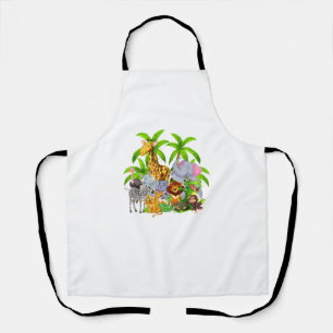 Zoo Animals Safari Wildlife Birthday Party A Day A Apron