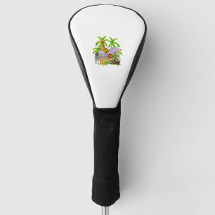 Zoo Animals Safari Wildlife Birthday Party A Day A Golf Head Cover