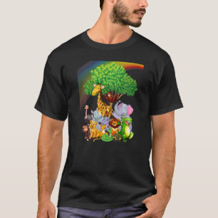 Zoo Animals Safari Wildlife Birthday Party A Day A T-Shirt