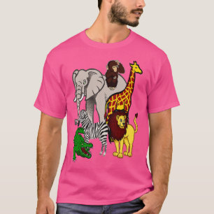 Zoo Animals Shirt Wildlife Birthday Party A Day At