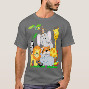 Zoo Animals Shirt Wildlife Birthday Party A Day At