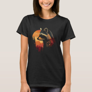 Zoo Animals Trash Panda Forest Racoon Racoon T-Shirt