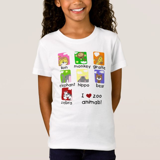 Zoo Animals Tshirts and Gifts (Front)