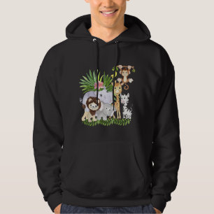 Zoo Animals Wildlife Birthday Party A Day At The Z Hoodie