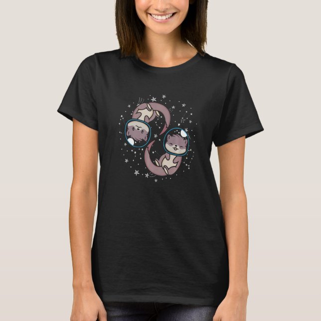 Zoo Astronomy Animal  Astronaut Space Astronaut Ot T-Shirt (Front)