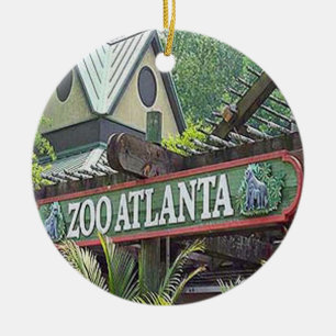 Zoo Atlanta, Christmas Ornament, Willie B Ceramic Tree Decoration