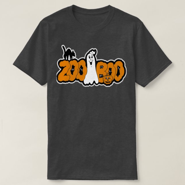 Zoo Boo Halloween Day Party T-Shirt (Design Front)
