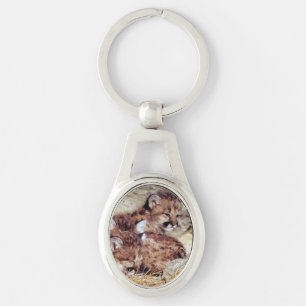 Zoo Cat Animal Print Baby Park Relax Love Destiny Key Ring