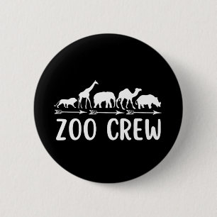 Zoo Crew 6 Cm Round Badge