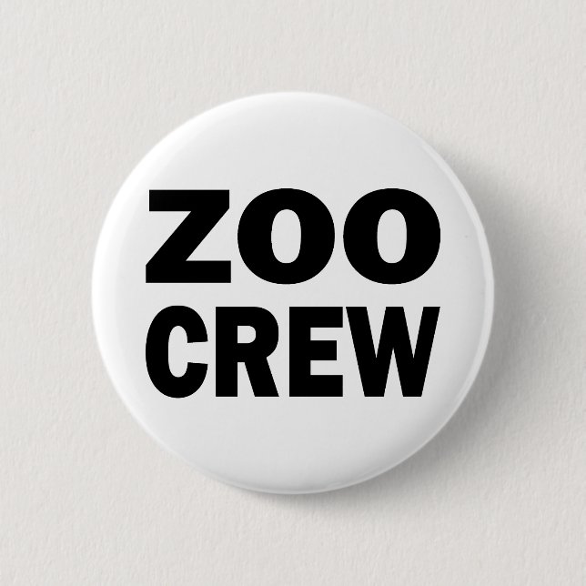 ZOO CREW 6 CM ROUND BADGE (Front)