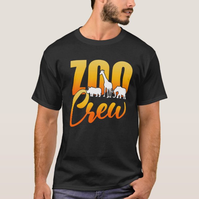 Zoo Crew Animal Park Zoological Garden Menagerie T-Shirt (Front)