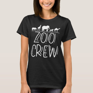 Zoo Crew Funny Zoo Birthday Party Animal Watching  T-Shirt
