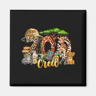 Zoo Crew Leonard Safari Animal Kingdom Family Magnet