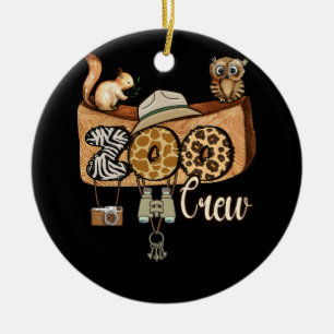 Zoo Crew Leonard Safari Animal Wildlife Kingdom Zo Ceramic Tree Decoration