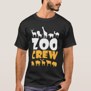 Zoo Crew Safari Animal Wildlife Zookeeper Zoologis T-Shirt