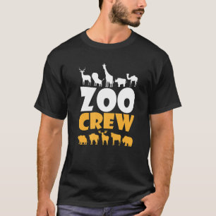 Zoo Crew Safari Animal Wildlife Zookeeper Zoologis T-Shirt