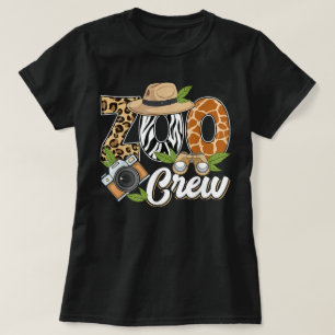 Zoo Crew Safari Animals Wildlife Wild Field Trip T-Shirt