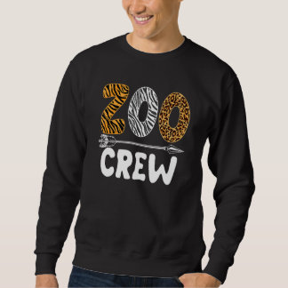 Zoo Crew Safari Squad Zookeeper Animal  Zoogoer 1 Sweatshirt