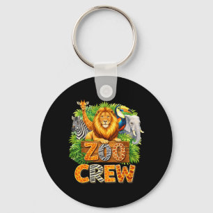 Zoo Crew Safari Wildlife Animal Zoo Keeper Key Ring