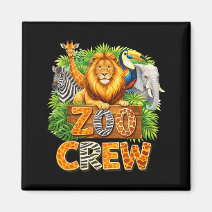 Zoo Crew Safari Wildlife Animal Zoo Keeper Magnet