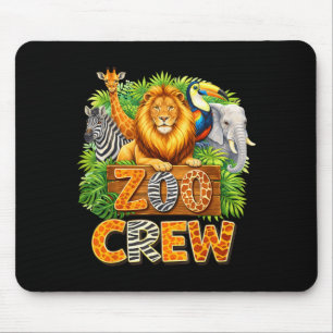 Zoo Crew Safari Wildlife Animal Zoo Keeper Mouse Mat