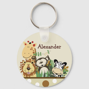 ZOO CREW (Tan) Favour or Name Tag Key Ring