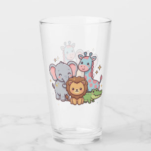 Zoo Cute Animal Kawaii Child Fun Wilds Safari Trip Glass