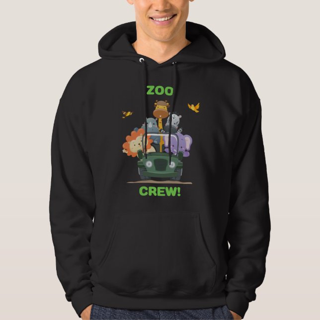 Zoo Day Out  & Cute Zoo Crew Hoodie (Front)