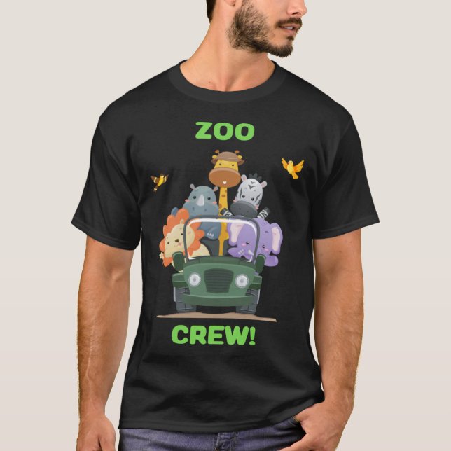 Zoo Day Out  & Cute Zoo Crew T-Shirt (Front)