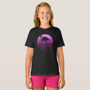 Zoo Flamingo Animal Tropic Summer Sunrise  T-Shirt