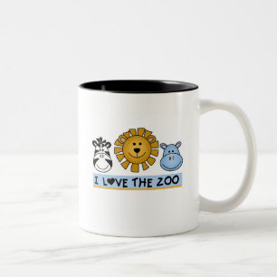 Zoo Friends T-shirts and Gifts Two-Tone Coffee Mug