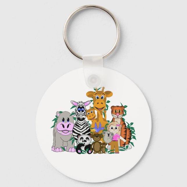 ZOO Girl Key Ring (Front)