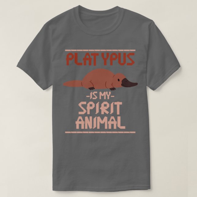 Zoo Keeper Aussie Gift Platypus T-Shirt (Design Front)