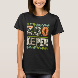 Zoo Keeper Costume Adult Halloween Party Safari Zo T-Shirt