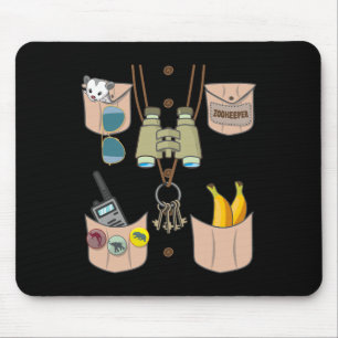 Zoo Keeper Costume Fun Halloween Boys Girls Zookee Mouse Mat