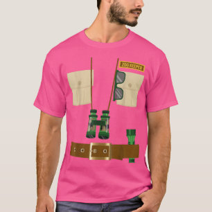 Zoo Keeper Halloween Costume Diy Gift Jungle Safar T-Shirt