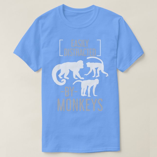 Zoo Keeper Monkey Lover Gift Monkey T-Shirt (Design Front)