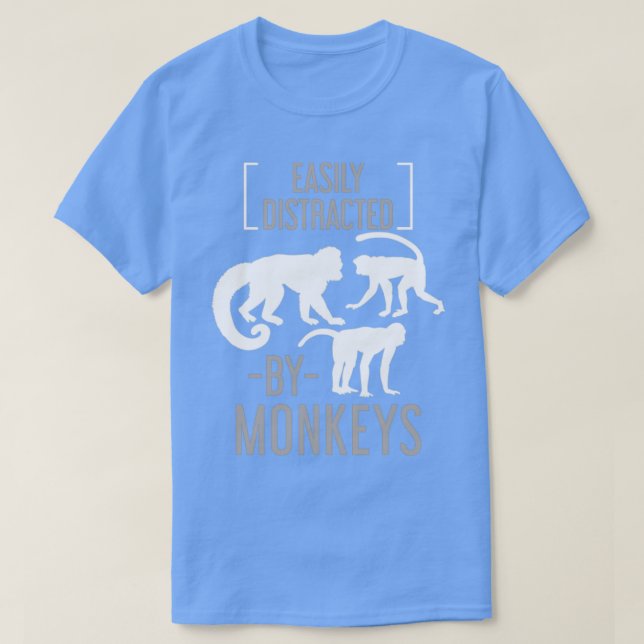 Zoo Keeper Monkey Lover Gift Monkey T-Shirt (Design Front)