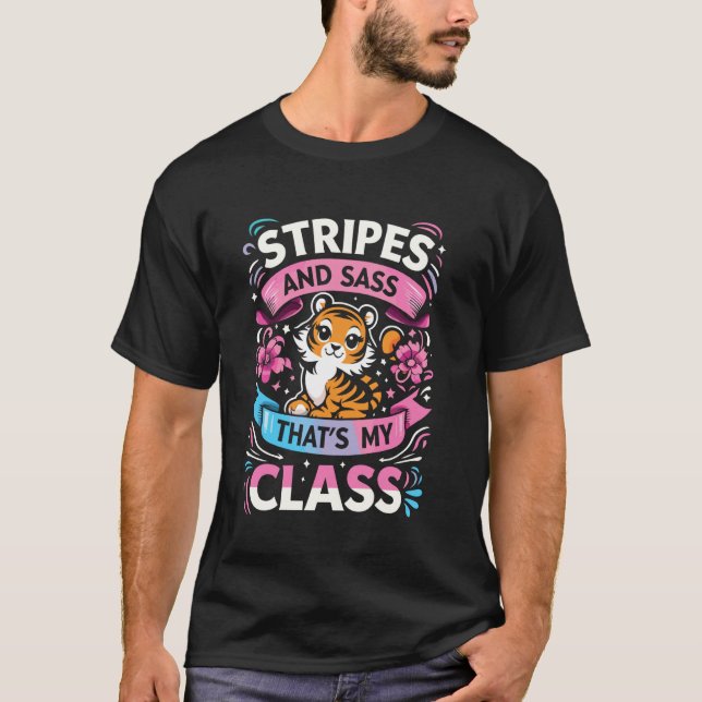 Zoo Keeper Wild Cat Tiger T-Shirt (Front)