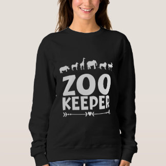 Zoo Keeper Wild Life Animal Halloween Jungle Safar Sweatshirt