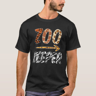Zoo Keeper Zookeeper African Savanna Jungle Zebra T-Shirt