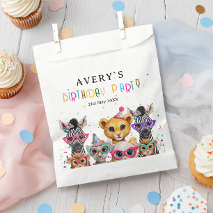 Zoo Kids Birthday Favour Bags