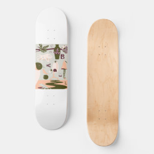 Zoo modern skateboard deck