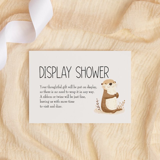 Zoo Nursery Animals Baby Display Shower Card (Creator Uploaded)