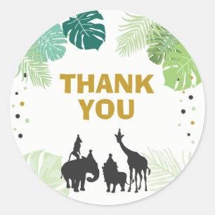 Zoo Party Favour Tags Safari thank you tags Jungle