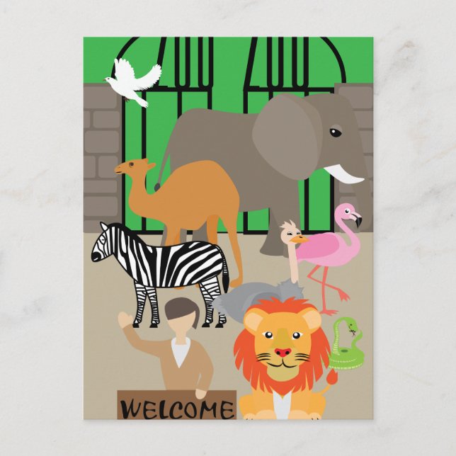 Zoo Postcard (Front)